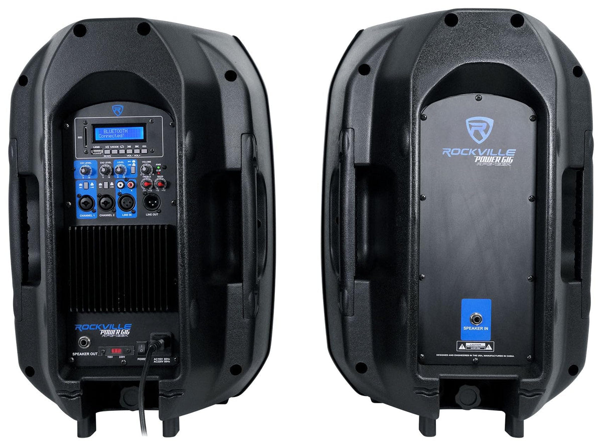 Dual 12" Powered PA Speaker Package S400749