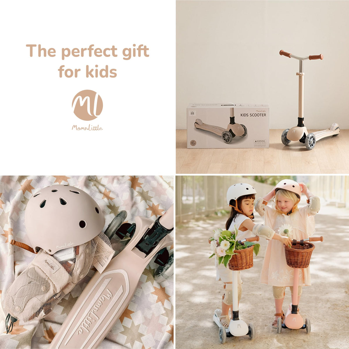 3-Wheel Foldable Toddler Scooter with LED Light-Up Wheels P543281