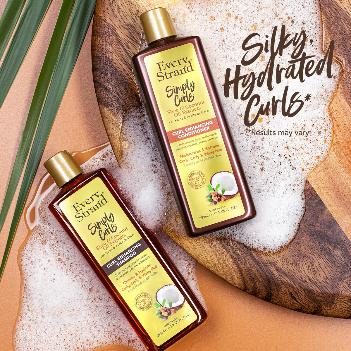 Sulfate Free Curl Enhancing Shampoo and Conditioner Set 13.5 oz P841