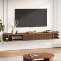 71" Solid Wood Floating TV Stand G85268