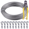 1/8 Stainless Steel Cable 200ft T316 Wire Rope with 8" Cutter E92097