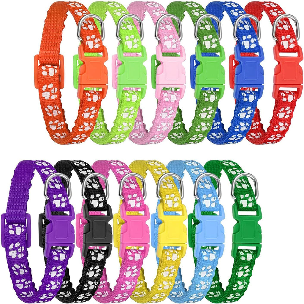 12 Pack Adjustable Puppy Collars F848