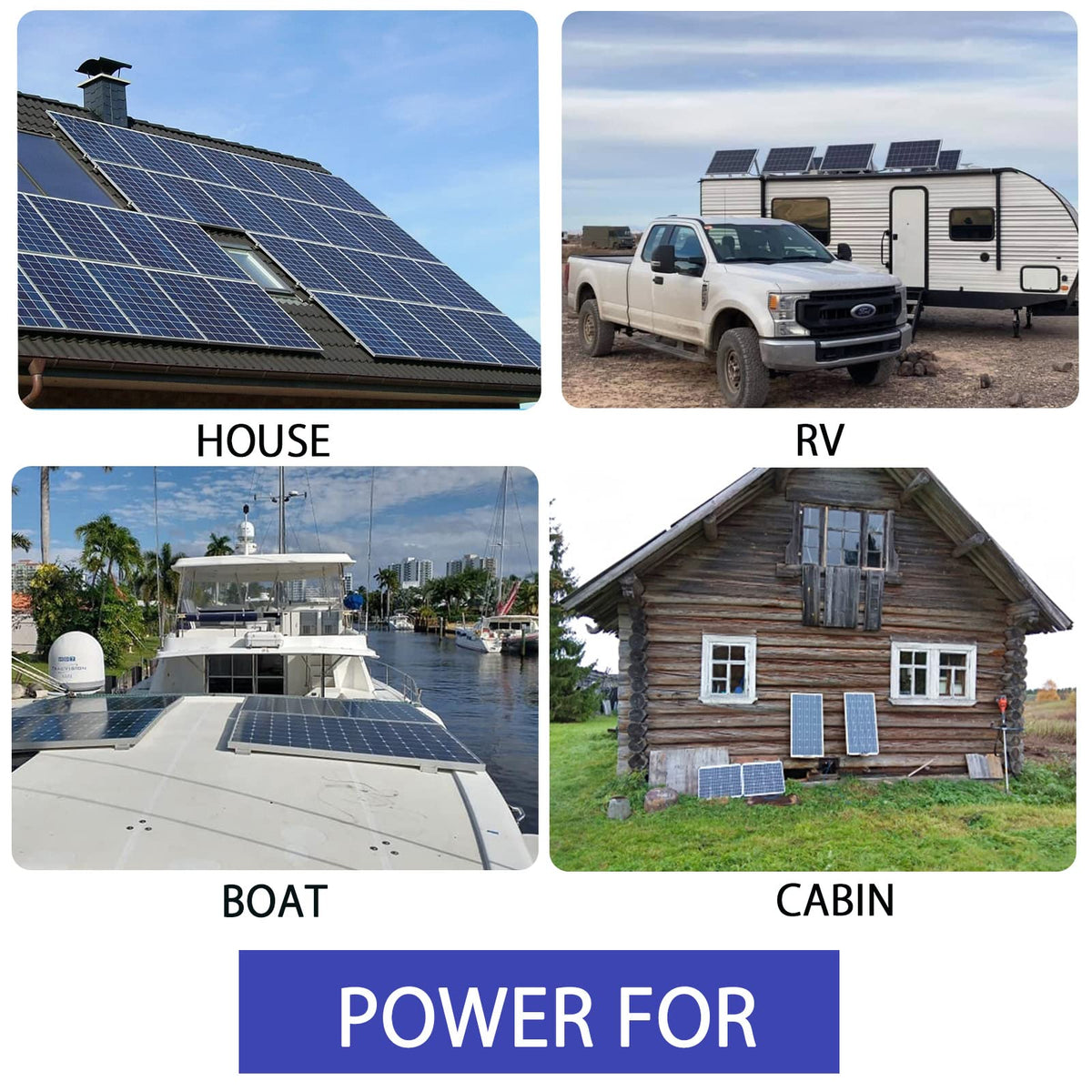 300 Watt 12 Volt Monocrystalline Solar Panel Kit with 30A Charge Controller H35131