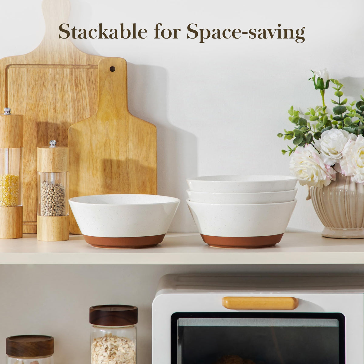Ceramic Soup Bowls Set of 4 N162