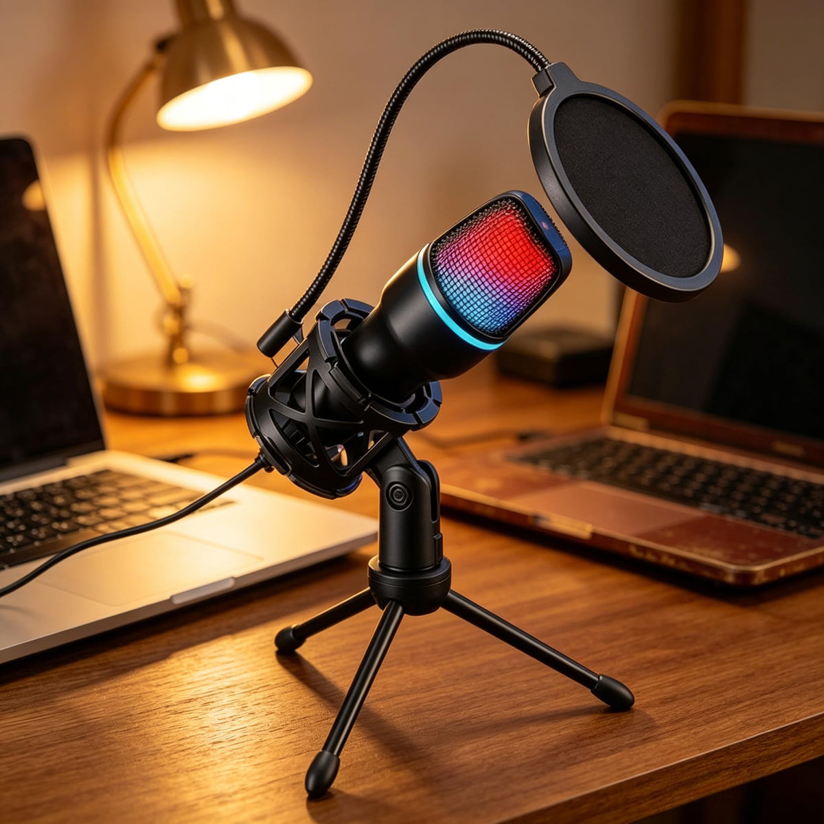 USB Condenser Gaming Mic with Shock Mount O757876
