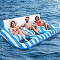 Inflatable Pool Lounger Float with Handles and Cup Phone Holder T581