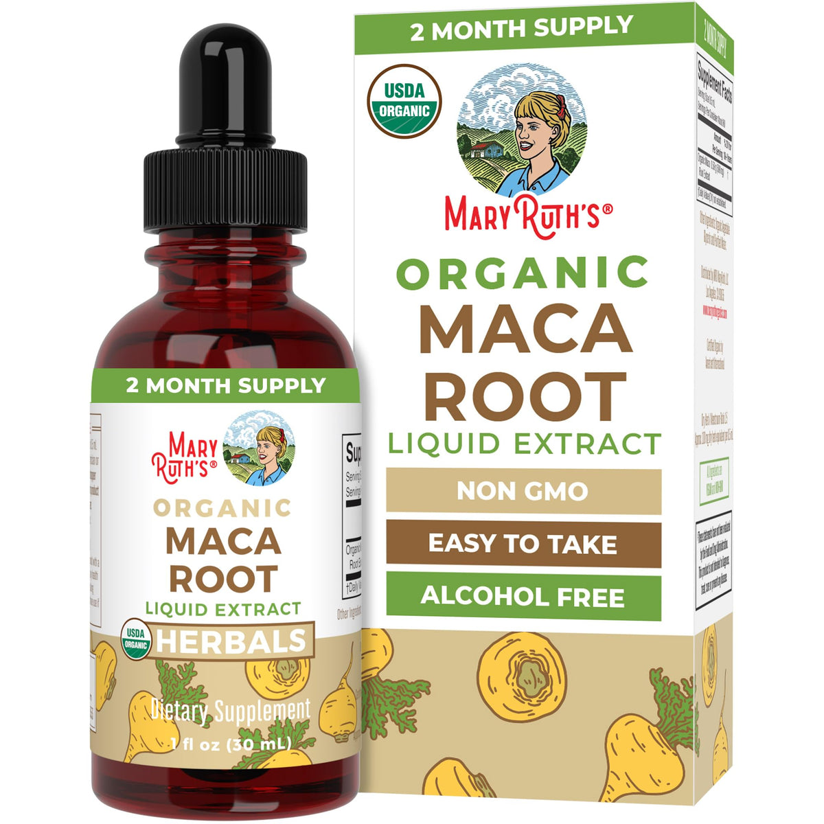 USDA Organic Maca Root Liquid Drops Y549811