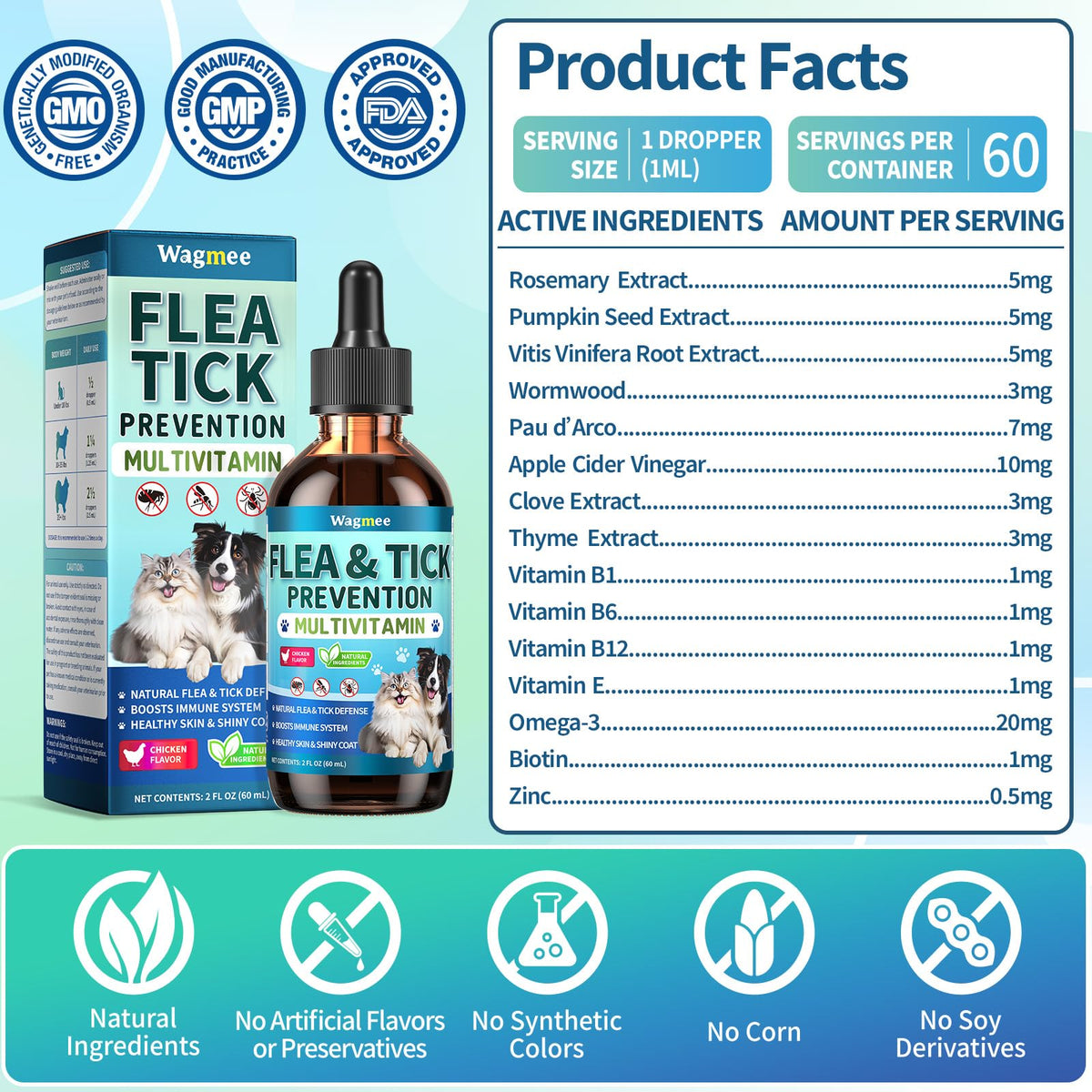 Flea and Tick Prevention for Dogs & Cats I584494