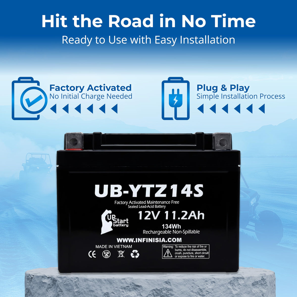 12V 11.2Ah Battery S409206