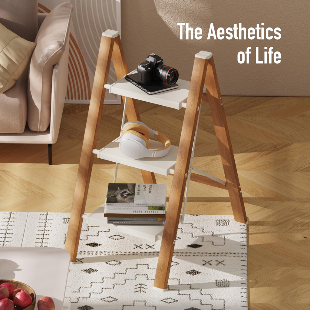 3 Step Aluminum Foldable Step Stool B93584