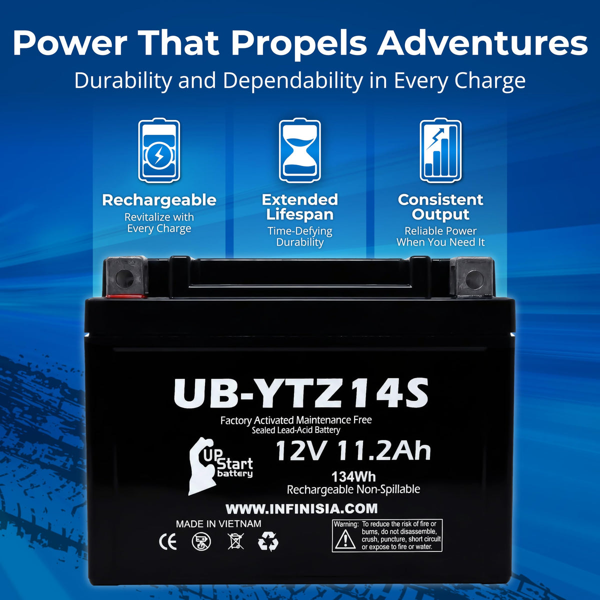 12V 11.2Ah Battery S409206