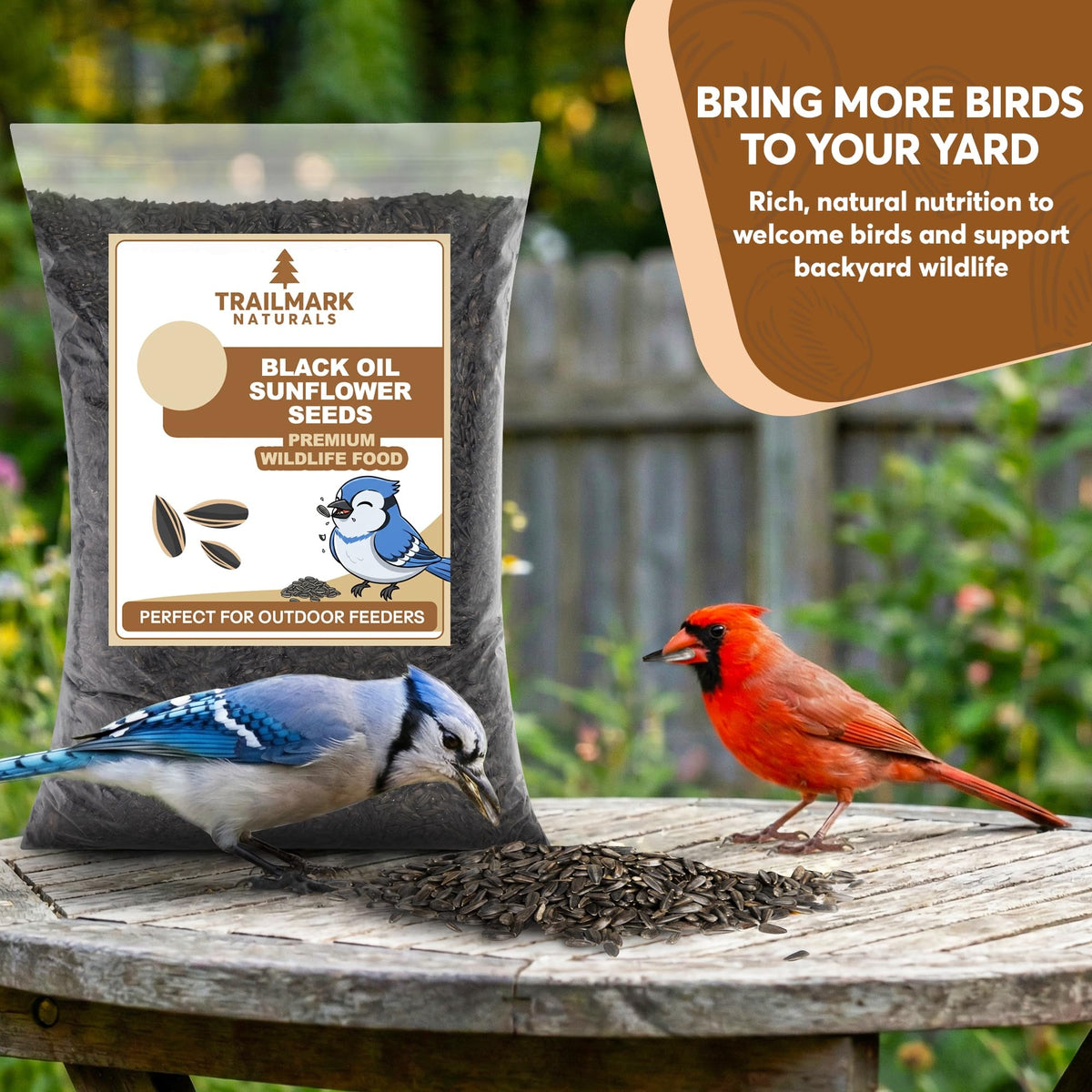 Black Oil Sunflower Seeds for Birds V227508