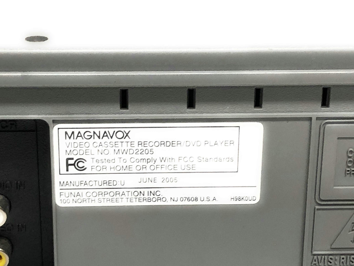 DVD/VCR Combination Player O92993