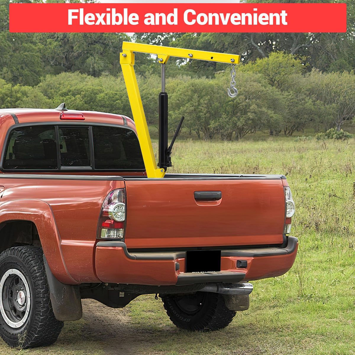 1000 LBS Hydraulic Truck-Mounted Crane with 360° Swivel A764202
