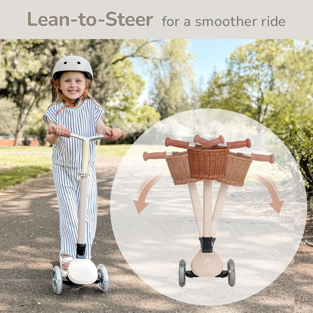 3-Wheel Foldable Toddler Scooter with LED Light-Up Wheels P543281