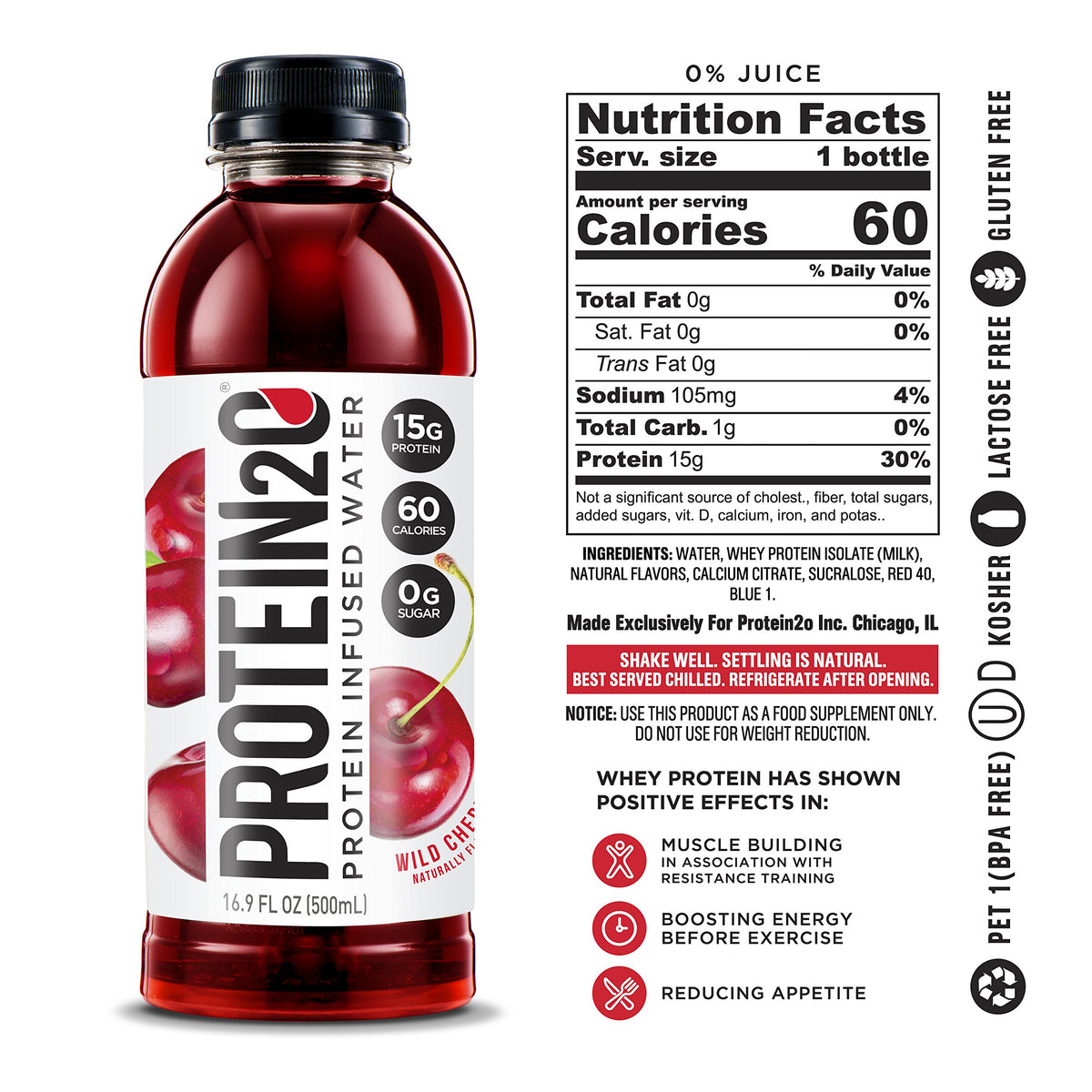 Whey Protein Infused Water Variety Pack 16 Count K51434