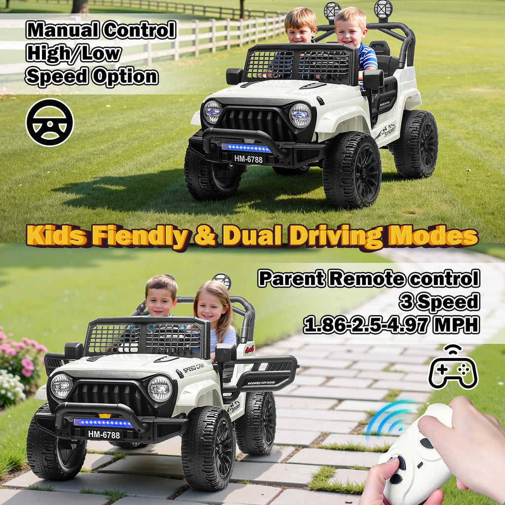 24V 2 Seater Ride on Car P766